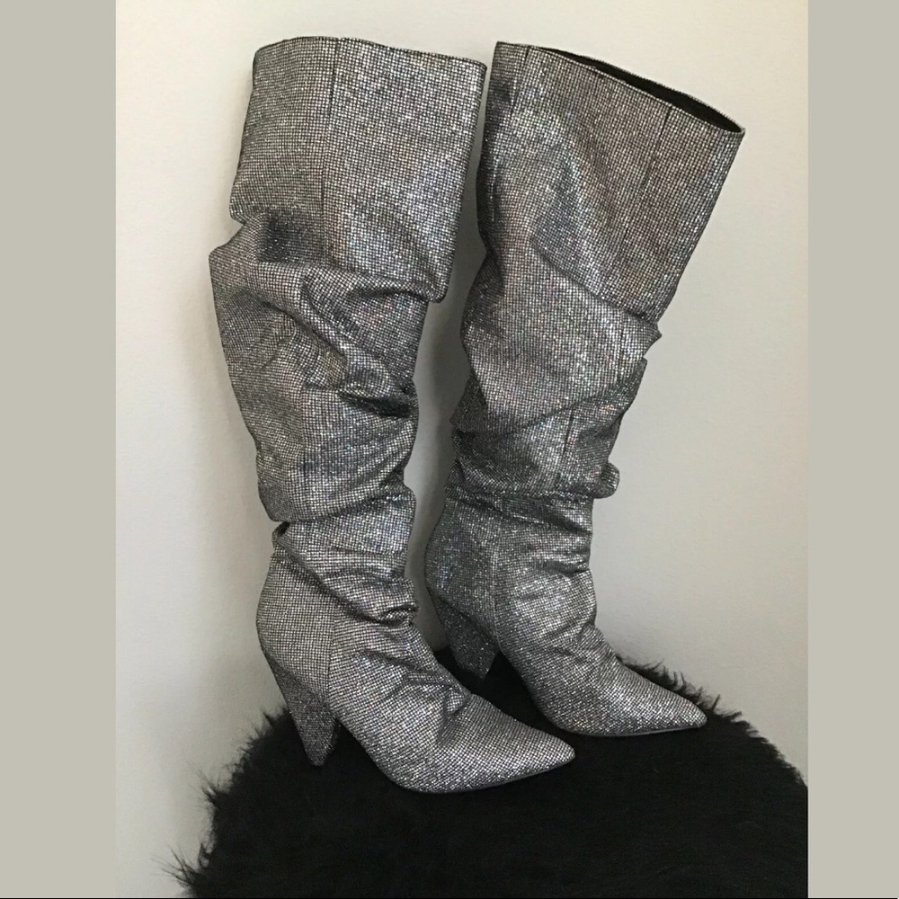 CAPE ROBBIN glitter boots SIZE6
